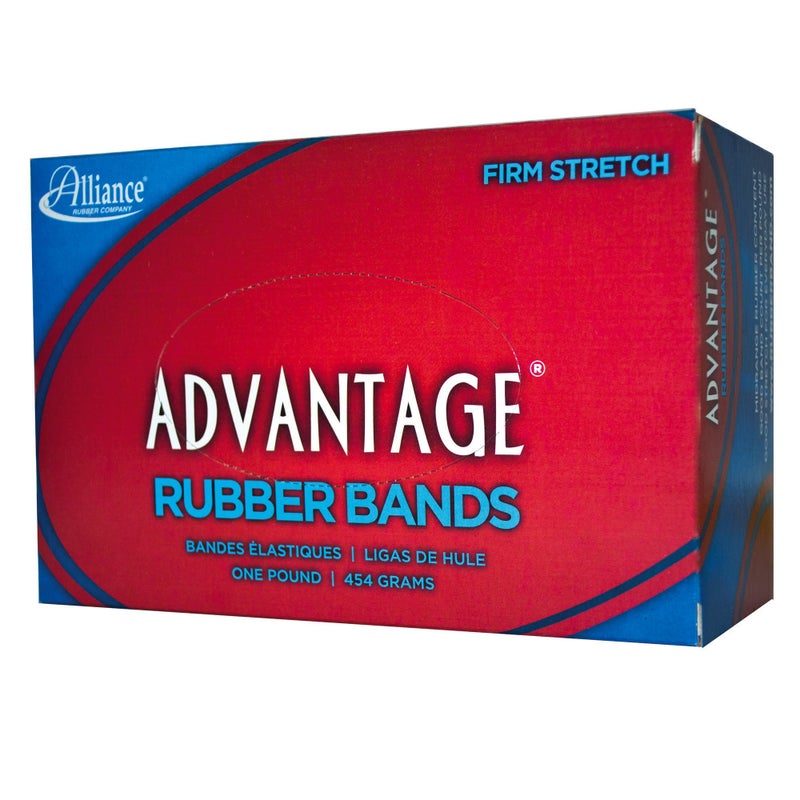 Alliance Rubber 66625 Advantage Rubber Bands Size #62, 1 lb Box Contains Approx. 450 Bands (2 1/2" x 1/4", Green) - Image 3